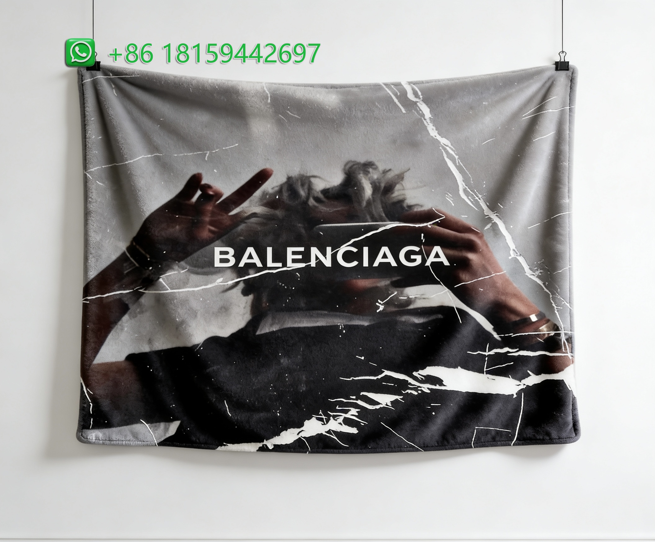 Balenciaga Throw Blankets